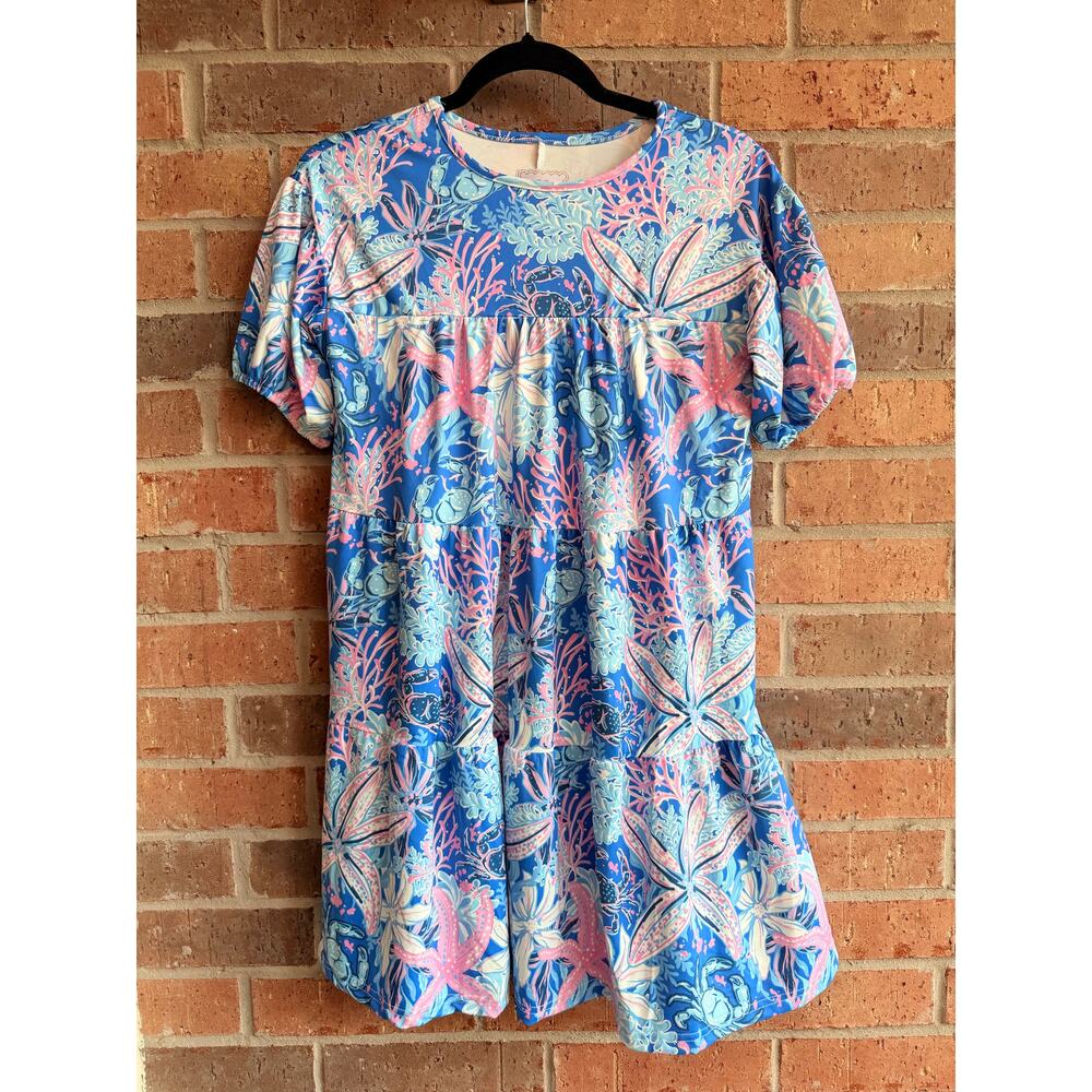 Simply Southern Beachy Dress Size Youth Medium NWT - Picture 2 of 8